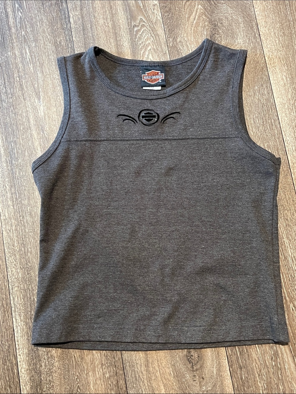 Harley-Davidson Charcoal Gray Women's Sleeveless Tank